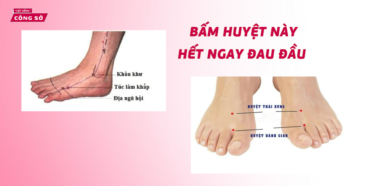 BẤM HUYỆT NÀY HẾT NGAY  ĐAU ĐẦU 